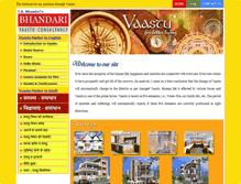 Tablet Screenshot of bhandarivaastu.com